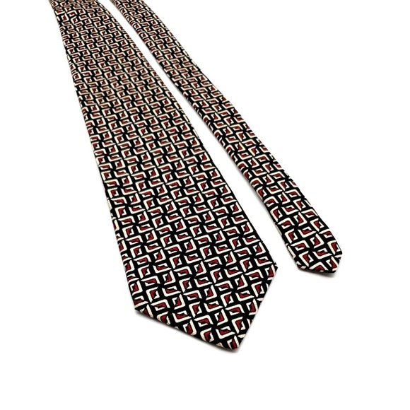 Tom James Mens Dress Tie 100% Silk Designer Accessory Business Suit Shirt Work - Picture 4 of 6